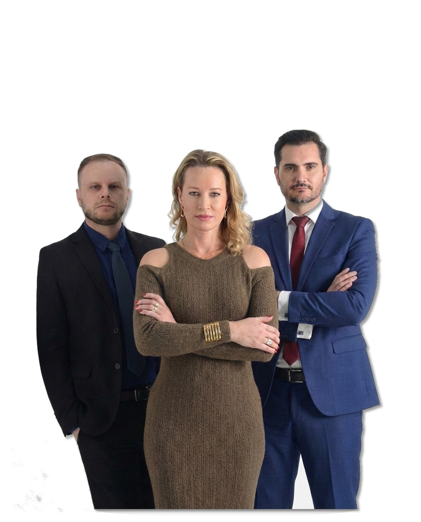 Equipe Bolsi Advogados Associados - Luiz Gustavo, Karyn e Thiago